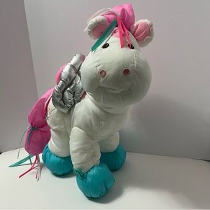 FISHER PRICE Vintage Puffalump Enchanted Starfire Pegasus Horse plush toy